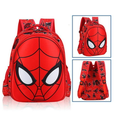 - 3D Spiderman School Bag Backpack Three Size For Kids Children Gift