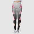 thumbnail image 3 of Pantalones de Cargo Leggings Deportivos Estampados Navideños Mujer Gibobby Gris S, 3 of 5