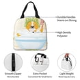 thumbnail image 3 of KLL Corgi In The Shower Cap Bathing Print Insulated Lunch Bag Women, Reusable Cute Tote Lunch Box for Adult & Men, Leakproof Cooler Lunch Bags for Work Office Travel Picnic, 3 of 5