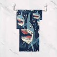 thumbnail image 5 of Cute Sharks Towels 3 Pack Bath Towels for Bathroom Set Soft Cotton Highly Absorbent Lightweight & Quickdry Towel Set 1 Bath Towel,1 Hand Towel,1 Washclothe Wash cloth, 5 of 6