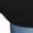 Black, variant on Plus Size Tops for Women V Neck 3/4 Sleeve T Shirts Summer Casual Loose Tunic Tees Gradient Color Work Shirts S-5X