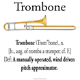 thumbnail image 3 of CafePress - Trombone Pitch Approxomator T Shirt - Men's Classic Cotton T-Shirts, 3 of 3