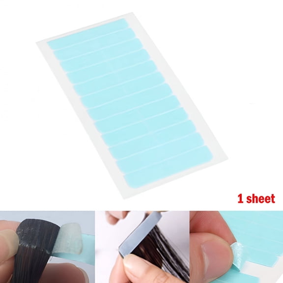 TUWAFE Replacement Double Sided Adhesive Tape For Tape in Hair Extensions Skin Weft