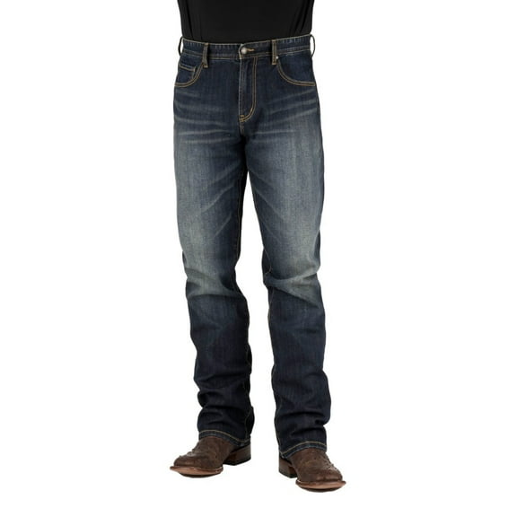 Stetson Western Jeans Mens Straight 31 x 34 Blue 11-004-1210-8001 BU