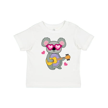 

Inktastic Koala Cute Girls Guitar Outfit Gift Toddler Toddler Girl T-Shirt