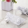 thumbnail image 4 of 3" x 4" Silver Dbl Heart Organza Favor Bags by Celebrate It™ Occasions™ 12ct., 4 of 5