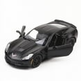 thumbnail image 6 of 1/36 Chevrolet Corvette C7 Alloy Diecast Super Sport Car Model Toys Simulation Metal Vehicle Body With Pull Back Children's Toys, 6 of 7