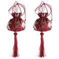 thumbnail image 1 of MasteelfCA 2 Pcs Sachets Style Chinois Vintage Pochettes à Parfum Vides Suspendues, 1 of 8