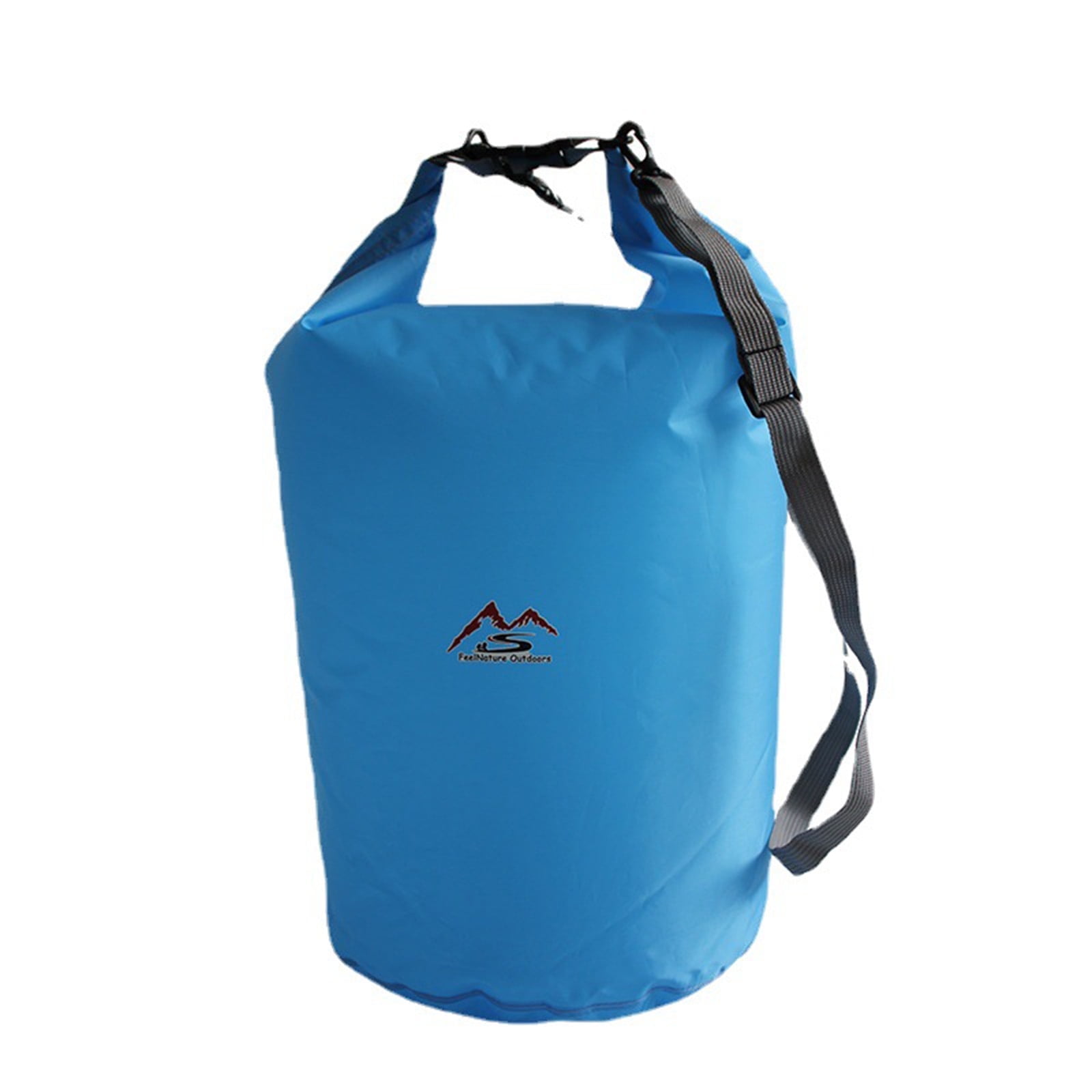 AOMRCOL 70L Dry Bag Waterproof, Heavy Duty Floating Sack with Buckle and Shoulder Strap, Lightweight Gear Protector for Kayaking, Boating, Camping, Hiking, Sky Blue