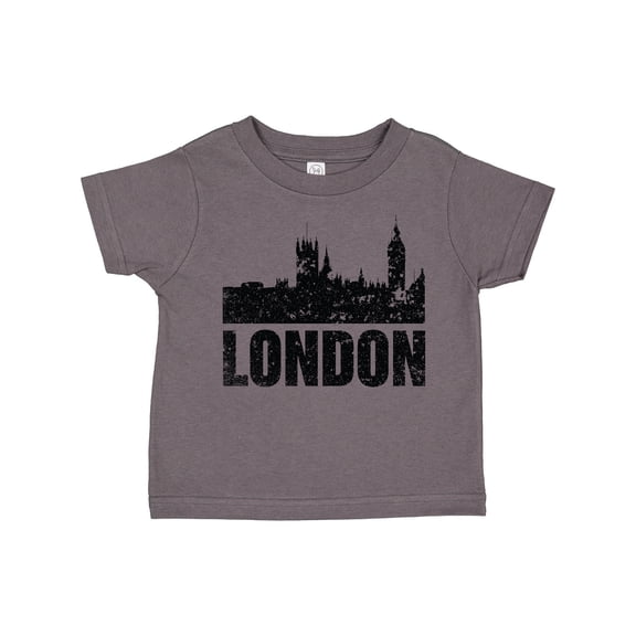 Inktastic London England City Skyline with Grunge Boys or Girls Toddler T-Shirt