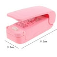 thumbnail image 3 of New Mini Bag Clip Machine Heat Sealing Portable Plastic Impulse Sealer PINK, 3 of 8