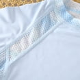 thumbnail image 6 of Amidoa Girls Summer 2 Piece Outfits Cute Short Sleeve and Casual Shorts Kids Clothing Set Blue Size 12, 6 of 7