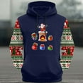 thumbnail image 5 of UVEASISHA Mens Christmas Gifts Big and Tall Fashion Hoodies Funny Santa Claus Graphic Sweatshirt Holiday Casual Fleece Lined Pullover Tops Blue XL, 5 of 6