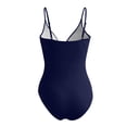 thumbnail image 2 of Enjoytime Swimsuit Women One Piece Tummy Control Bathing Suit for Women Modest V Neck Slimming Mesh Swimwear Monokini, 2 of 8
