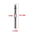 thumbnail image 3 of IFRINID TPU Replacement Band for Fitbit Air, Transparent Soft Waterproof Wristband, Adjustable Sport Watch Strap for Fitbit Air, 3 of 7