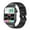 Black Leather, variant on Smartwatch Fitness Tracker 2.04-inch AMOLED Screen Multiple Sports Modes SOS Pedometer Make/Answer Calls Message Notifications IP68 Waterproof