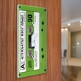 thumbnail image 3 of WIRESTER 1-Gang Toggle Wall Plate/Switch Plate Cover, Green Cassette Tape Alternative Rock Songs, 3 of 6
