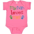 thumbnail image 3 of Inktastic My Nan Loves Me Boys or Girls Baby Bodysuit, 3 of 5