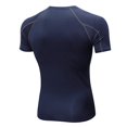 thumbnail image 2 of Men's Ice Silk Business Shirt Anti-Wrinkle Quick-Drying Solid Tee Short Sleeve Lightweight Casual Work Tops, 2 of 5