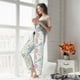 thumbnail image 5 of Balery Cartoon Bunny Pantalones de pijama para mujer, pijamas ultraligeros, pantalones de estar por casa-Large, 5 of 6