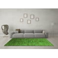 thumbnail image 3 of Ahgly Company Indoor Rectangle Oriental Green Industrial Area Rugs, 5' x 7', 3 of 4