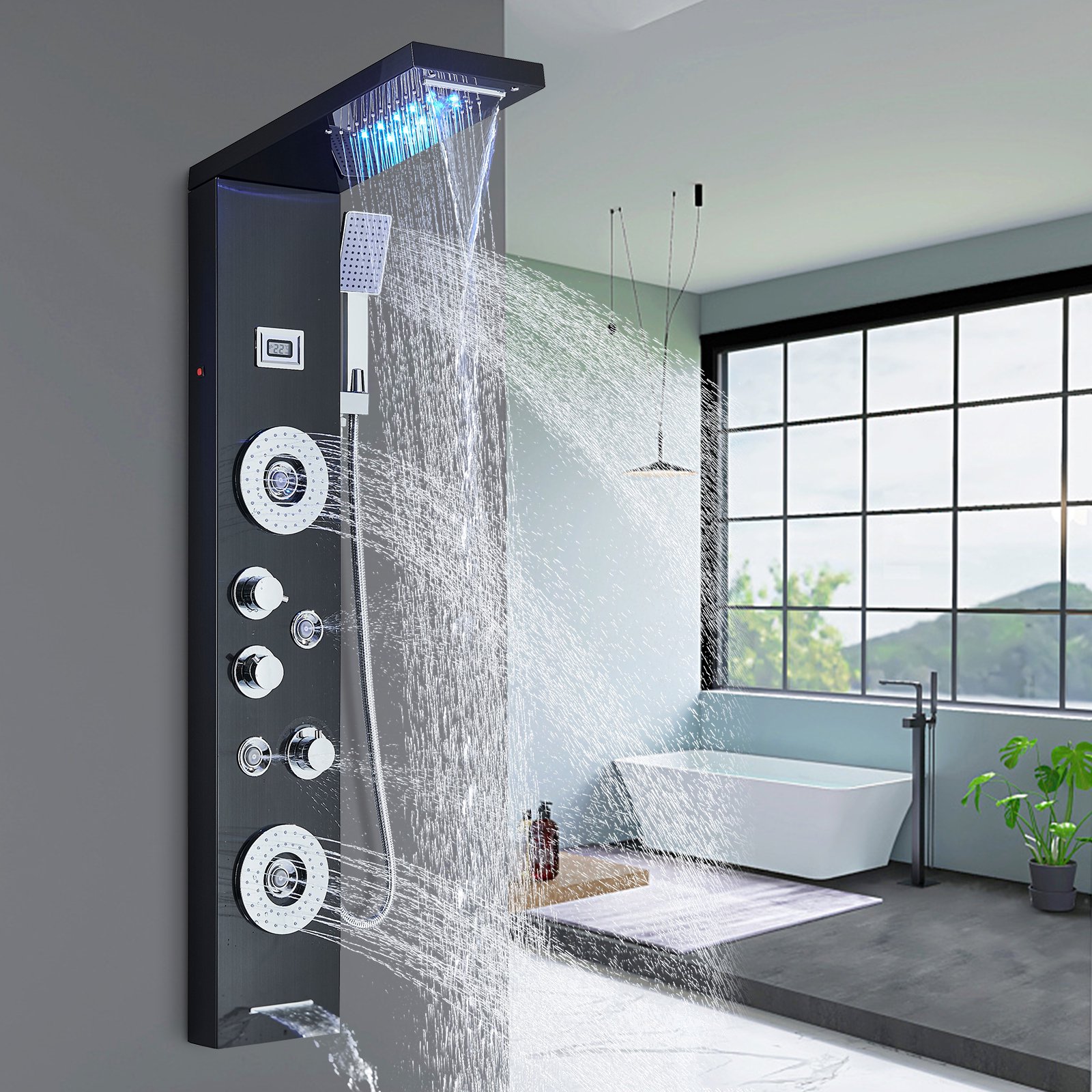 multiple head shower designs