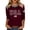 Wine, variant on Patriotic Shirts for Women 3/4 Sleeve Womens Tops Patriotic Flag Eagle Print Tops 1776-2026 Tshirt Gifts,Navy(M)