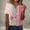 Pink, variant on HOMBOM Womens T-Shirts Summer Graphic Tees Pink Lightweight Tops for Young Woman