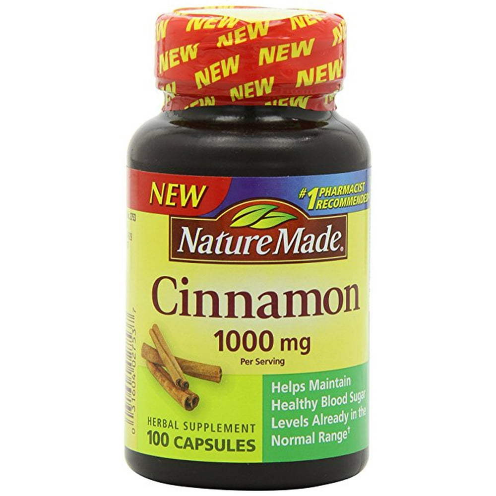 Nature Made Cinnamon Capsules 1000 Mg, 100 Count