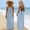 🔥 Sky Blue, variant on Sentmoon Plus Size Beach Dress Wedding Guest Sleeveless Long Summer Dress Spring Striped Print Open Back Regular Fit Spaghetti Strap Cute Spring Dresses for Summer and Hot Weather Khaki XXL