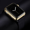 thumbnail image 3 of For Apple Watch Case Series NIKE/SE/8/7/6/5/4 44mm Case with Buit in TPU Clear Screen Protector - Full Body Coverage Protective Case Ultra Thin Cover - Gold, 3 of 6