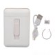 thumbnail image 1 of Encendedor eléctrico portátil recargable con caja de 20 cigarrillos gruesos para hombres y mujeres blanco, 1 of 10