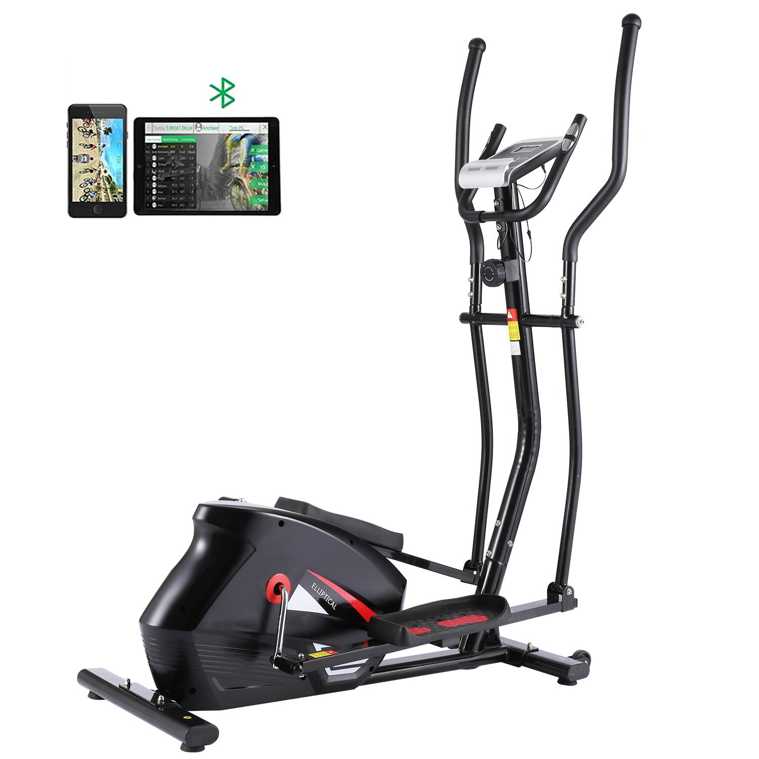Details about   ANCHEER Magnetic Elliptical Machine Portable Exercise Trainer Mute LCD Monitor . 