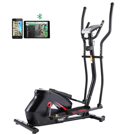 Elliptical Machine Cross Exercise Trainer with 10 Level Resistance＆Pulse Rate Grips Generic