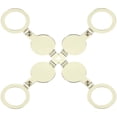 thumbnail image 1 of SHISUYAN 4 Pcs Protection de Porte en Cuivre, 1 of 8