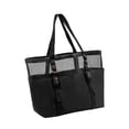 thumbnail image 2 of Bolsa de playa de malla de 40 l, bolsa de playa portátil para barbacoa, hogar, gimnasio, viajes y salidas, 2 of 7