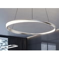 thumbnail image 4 of Afx Obrp40lajud Oberon 40" Wide Led Ring Chandelier - Brass, 4 of 7