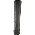 thumbnail image 3 of Circus NY Dollie Black Rounded Toe Pull On Knee High Boots (Black, 13), 3 of 6