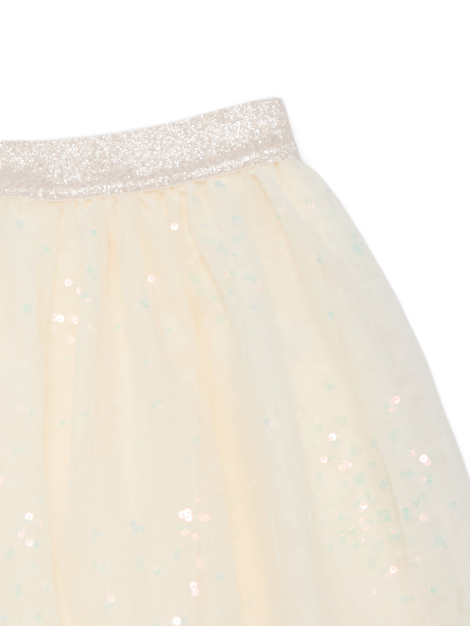 Wonder Nation Little Girls Sequin Skirt, Sizes 4-10