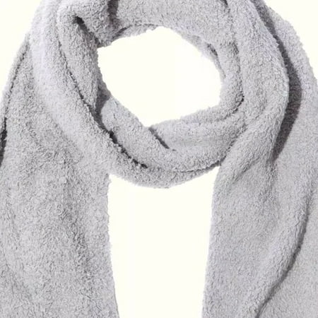 Barefoot Dreams Super Soft CozyChic Pewter Gray Scarf