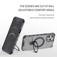 thumbnail image 5 of for iPhone 11 Case Compatible with MagSafe Rugged Grip Back Case with Magnetic Ring Adjustable Stand Military Grade Heavy Duty Protection Shockproof Anti-Scratch Phone Cover,GreenGreen, 5 of 9