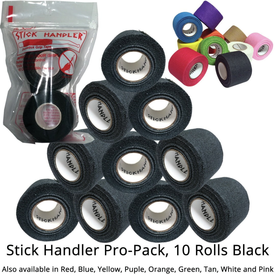 STICK HANDLER™ Professional Drum Stick Grip Tape Pro Pack (White Ten
