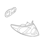 Genuine OE Mazda Lens & Housing - GP7B-51-170