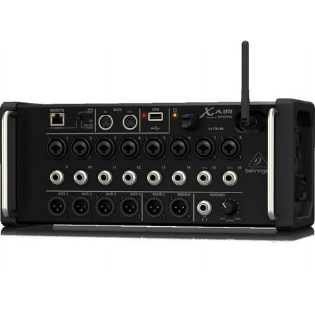 Behringer X Air XR16 16-Input Digital Mixer, Tablet Compatible, 8 Programmable Preamps, 8 Inputs, Wifi Module & USB Recorder