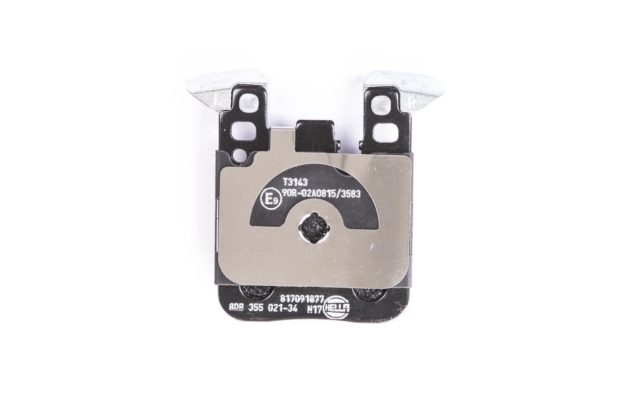Hella 355021341 OEM - OE Formulated Friction Material Fits select: 2012-2013 BMW 328 I SULEV, 2014-2015 BMW 328 I