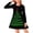 G10-Black, variant on Glisme Girls Christmas Dress Long Sleeve Round Neck Xmas Dresses Cartoon Prints Adorable Toddler Playsuit 18-24 Months Black