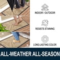 thumbnail image 4 of Buganda Waterproof Doormat, Non Slip Absorbent Rubber Door Mat for Outdoor and Indoor, Low Profile Dirt Trapper Front Door Rug, 47"x24",Beige, 4 of 7