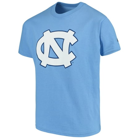 1982 Tar Heels - North Carolina Tar Heels Russell Youth Oversized Graphic Crew Neck T-Shirt - Light Blue