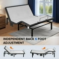 thumbnail image 6 of Queen Size Ergonomic Electric Adjustable Bed with Massage, Zero-Gravity Base with Under-Bed Nightlight, USB Ports, Head and Foot Incline, Wireless Remote Control, 6 of 9