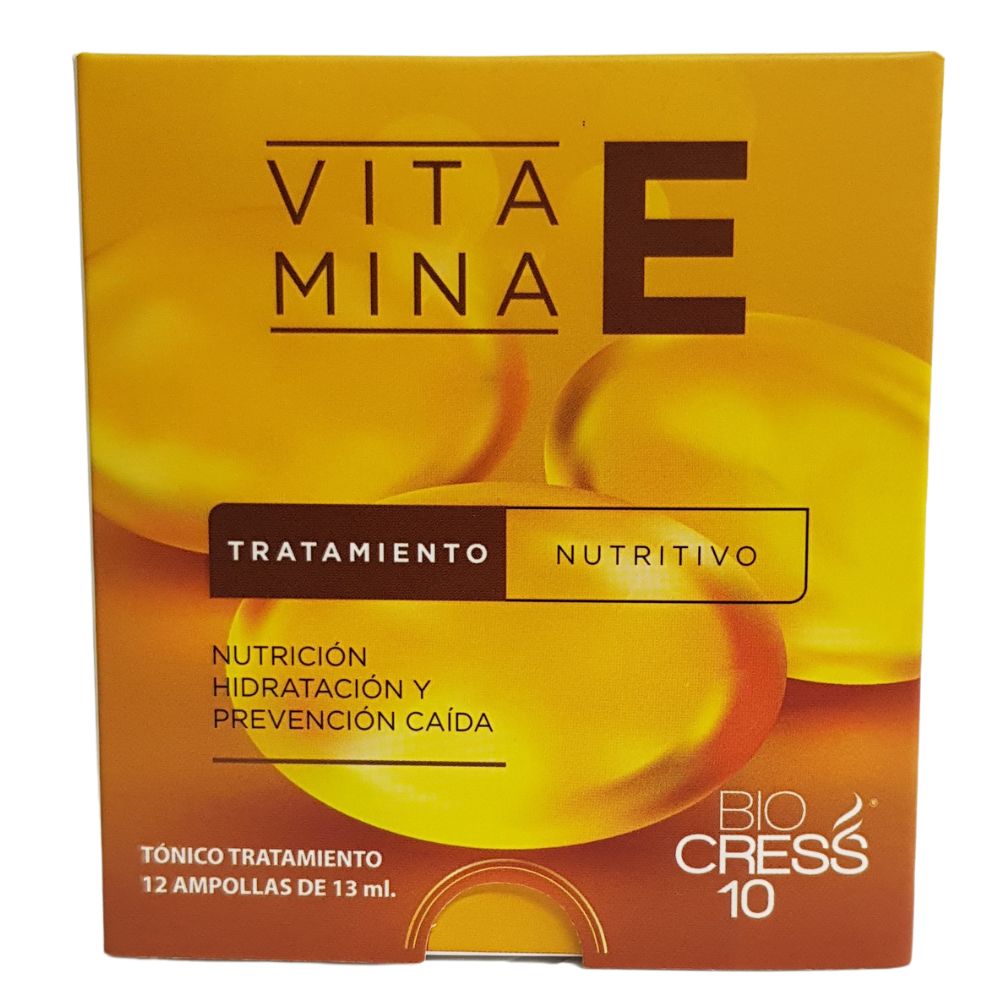 Ampoules to hydrate and nourish hair (12 Pack) biocress 10 ampolletas vitamina E tratamiento nutricion box of 12 ampolletas